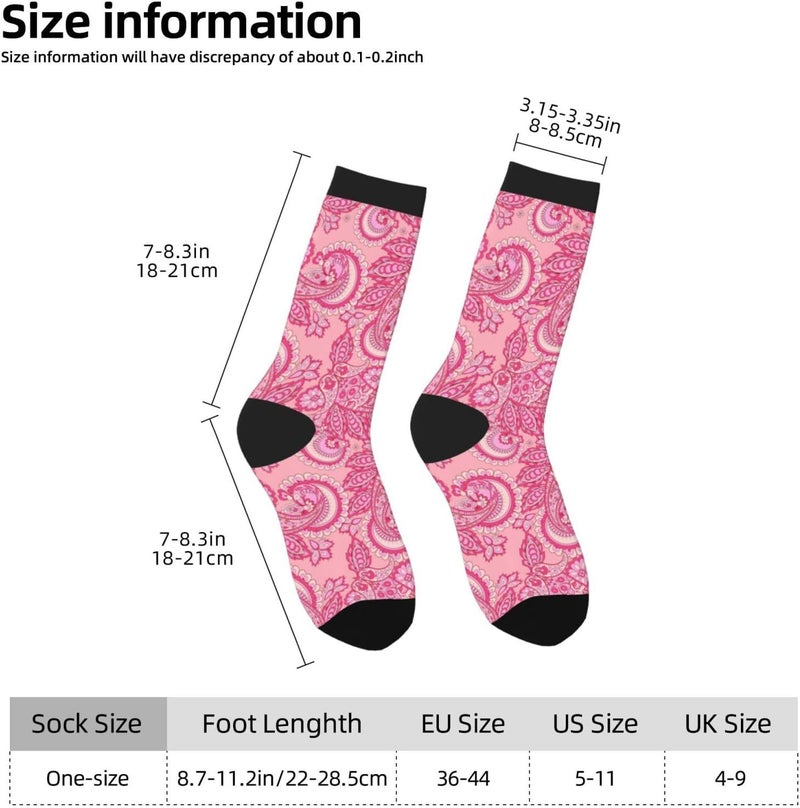 Poream Novelty Funny Crew Socks, Cool Breathable Dress Socks Gift For Men Women - Image 5